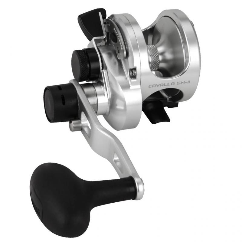 Okuma Cavalla 2 Speed Multirolle - Linkshand, Für Hochseeangeln, 4,7:1/2,1:1 Übersetzung